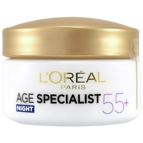 L'oreal Age Specialist 55+ ночной крем от морщин 50 мл.