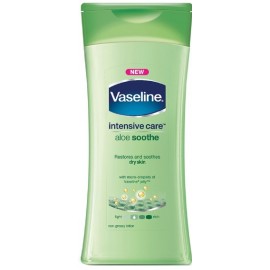 Vaseline Intensive Care Aloe Soothe raminamasis kūno losjonas sausai odai 400 ml.