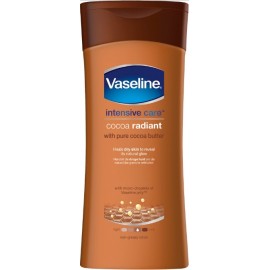 Vaseline Intensive Care Cocoa Radiant glotnumo suteikiantis kūno losjonas sausai odai 200 ml.