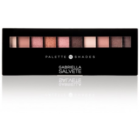 GABRIELLA SALVETE Palette 10 Shades šešėlių paletė 01 Rose 12 g.