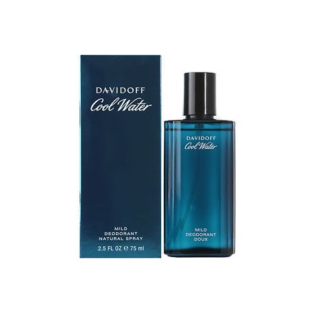 Davidoff Cool Water Man lite version purškiamas dezodorantas vyrams 75 ml.