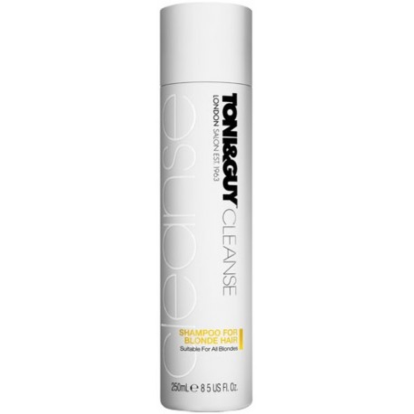 Toni&Guy Cleanse šampūnas šviesiems plaukams 250 ml.