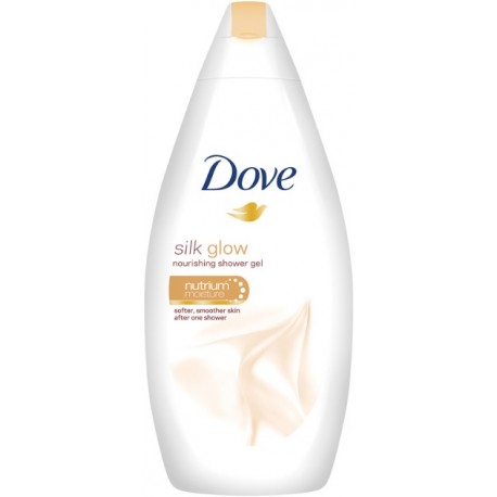 Dove Silk Glow  glotninamasis kūno prausiklis 500 ml.