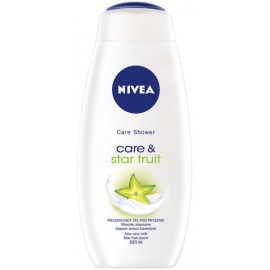 Nivea Care & Star Fruit drėkinamasis dušo gelis 500 ml.