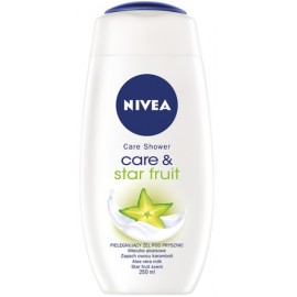 Nivea Care & Star Fruit drėkinamasis dušo gelis 250 ml.