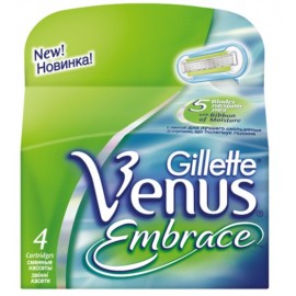 Gillette Venus Embrace skustuvo galvutės 4 vnt.