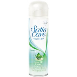 Gillette SatinCare Sensitive Shave Gel Aloe Vera гель для бритья для женщин 200 мл.