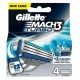 Gillette Mach3 Turbo skustuvo galvutės