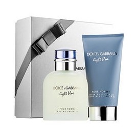 Dolce & Gabbana Light Blue rinkinys vyrams (75 ml. EDT + 75 ml. balzamas po skutimosi)