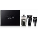 Gucci Guilty pour Homme rinkinys vyrams (90 ml. EDT + 75 ml. balzamas po skutimosi + 50 ml. dušo gelis)
