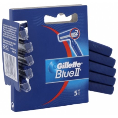 Gillette Blue II vienkartiniai skustuvai 5 vnt.