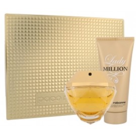 Paco Rabanne Lady Million набор для женщин (80 мл. EDP + 100 мл. лосьон для тела)