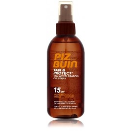 Piz Buin Tan & Protect Tan Accelerating SPF15 apsauginis aliejus skatinantis greitesnį įdegį