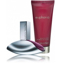 Calvin Klein Euphoria rinkinys moterims (30 ml. EDP + 100 ml. kūno losjonas)