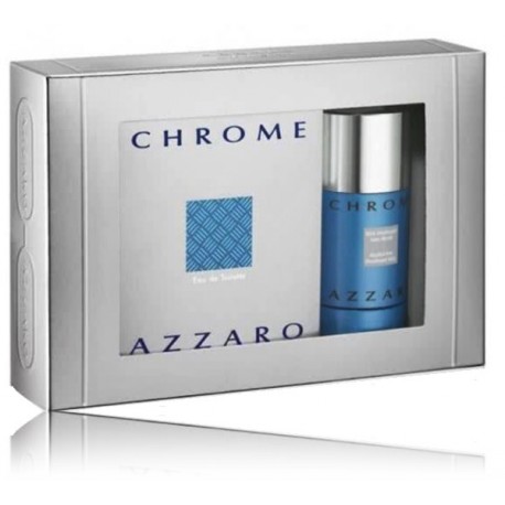 Azzaro Chrome rinkinys vyrams (50 ml. EDT + 75 ml. pieštukinis dezodorantas)