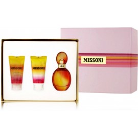 Missoni Missoni rinkinys moterims (50 ml. EDT + 50 ml. dušo gelis + 50 ml. kūno losjonas)