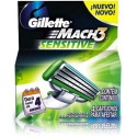 Gillette Mach3 Sensitive skustuvo galvutės