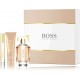 Hugo Boss The Scent for Her rinkinys moterims (50 ml. EDP + 7,4 ml. EDP + 50 ml. kūno losjonas)