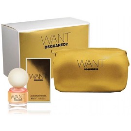 Dsquared2 Want rinkinys moterims (50 ml. EDP + kosmetinė)