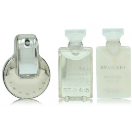 Bvlgari Omnia Crystalline rinkinys moterims (40 ml. EDT + 40 ml. kūno losjonas + 40 ml. dušo gelis)