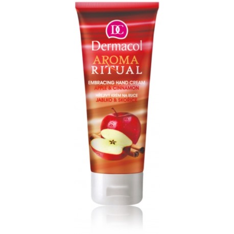 Dermacol Aroma Ritual Hand Cream Apple & Cinnamon rankų kremas 100 ml.