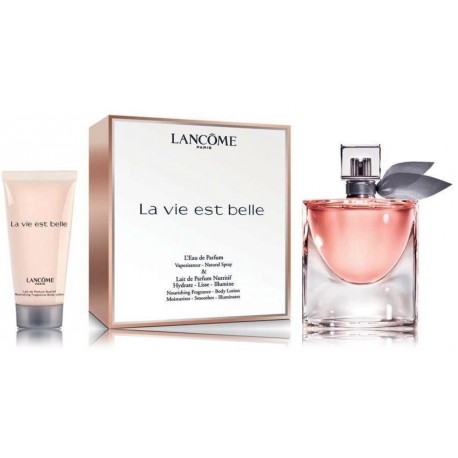 Lancome La Vie Est Belle rinkinys moterims (50 ml. EDP + 50 ml. kūno losjonas)