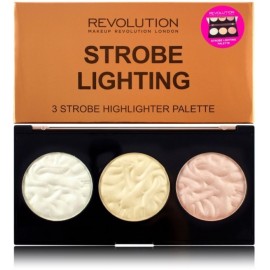 Makeup Revolution Strobe Lighting Highlightings švytėjimą suteikiančių pudrų paletė 11,5 g.