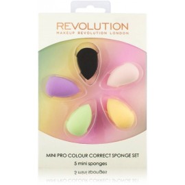 Makeup Revolution Mini Pro Colour Correct Sponge mini kempinėlių rinkinys