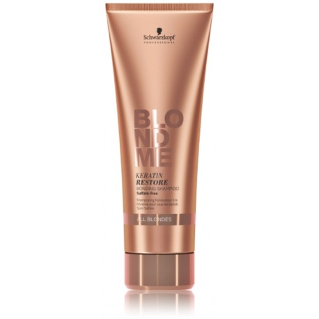 Schwarzkopf Professional BlondMe Keratin Restore Bonding šampūnas šviesiems plaukams