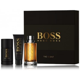 Hugo Boss The Scent rinkinys vyrams (100 ml. EDT + 50 ml. dušo gelis + 75 ml pieštukinis dezodorantas)