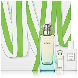 Hermes Un Jardin Sur Le Nil rinkinys moterims (100 ml. EDT + 7,5 ml. EDT + 80 ml. kūno losjonas)