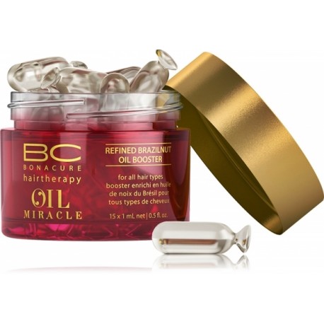 Schwarzkopf Professional BC Bonacure Oil Miracle Brazilnut Oil Booster stiprinamosios kapsulės 15x1 ml.