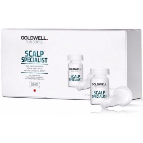 Goldwell Dualsenses Scalp Specialist Anti-Hair Loss Serum ampulės nuo plaukų slinkimo 8x6 ml.