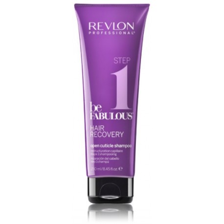 Revlon Professional Be Fabulous Hair Recovery Step 1 kutikules atveriantis šampūnas 250 ml.