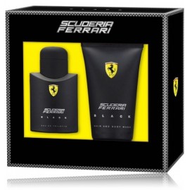 Ferrari Scuderia Black rinkinys vyrams (75 ml. EDT + 150 ml. dušo gelis)