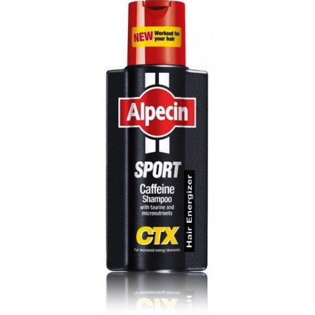 Alpecin Sport Caffeine Shampoo CTX Energizer šampūnas su kofeinu 250 ml.