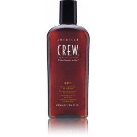 American Crew 3-IN-1 šampūnas/kondicionierius/kūno prausiklis vyrams