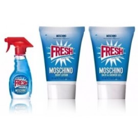 Moschino Fresh Couture rinkinys moterims (5 ml. EDT + 25 ml. kūno losjonas + 25 ml. dušo gelis)