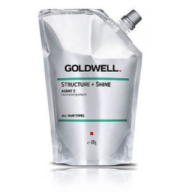 Goldwell STRUCTURE + SHINE AGENT 2 Neautralizing Cream kremas profesionalioms plaukų procedūroms 400 g.