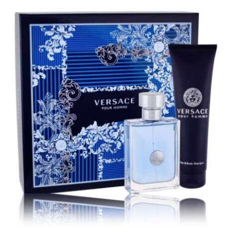 Versace pour Homme rinkinys vyrams (100 ml. EDT + 150 ml. dušo gelis)