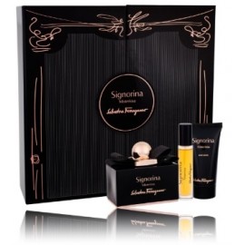 Salvatore Ferragamo Signorina Misteriosa rinkinys moterims (100 ml. EDP + 10 ml. EDP miniatiūra + 50 ml. kūno pienelis)