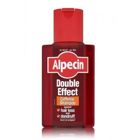 Alpecin Caffeine Double Effect Energizer dvejopo poveikio plaukų šampūnas 200 ml.
