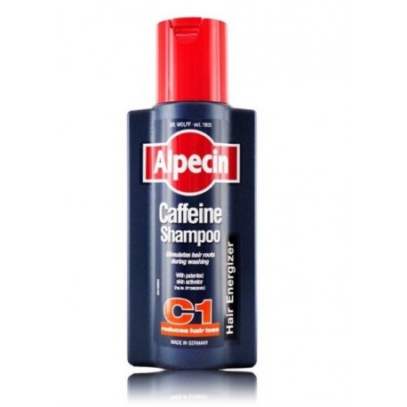 Alpecin Caffeine Energizer Shampoo C1 šampūnas plaukams su kofeinu