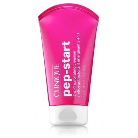 Clinique Pep-Start 2-in-1 Exfoliating Cleanser šveitiklis veidui 125 ml.