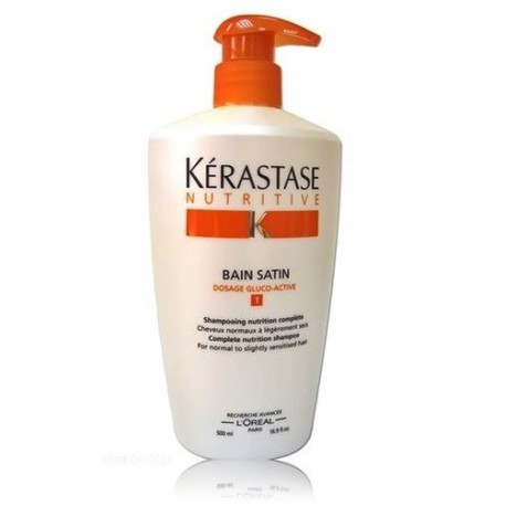 Kérastase Nutritive Deelply Nourishing Bain Satin 1 šampūnas normaliems ir jautriems plaukams 500 ml.