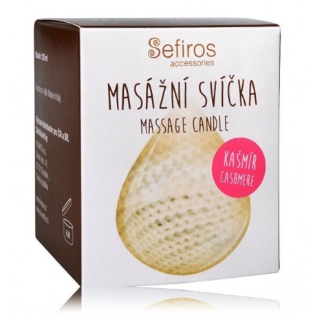 Sefiros Massage Candle aliejinė masažinė žvakė (kašmyras) 120 ml.