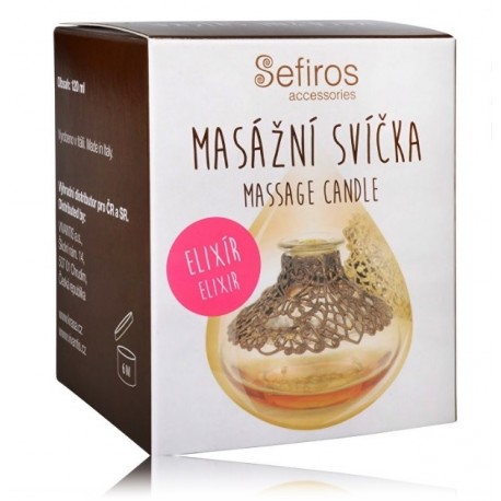 Sefiros Massage Candle aliejinė masažinė žvakė (eliksyras) 120 ml.