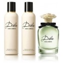 Dolce & Gabbana Dolce rinkinys moterims (75 ml. EDP + 100 ml. kūno losjonas + 100 ml. dušo gelis)