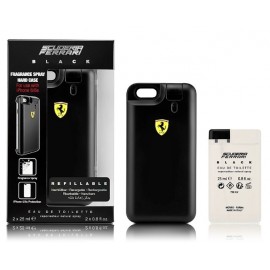 Ferrari Scuderia Black rinkinys vyrams (2 x 25 ml. EDT + dėklas telefonui)