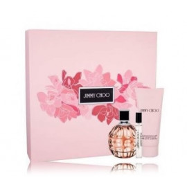 Jimmy Choo rinkinys moterims (100 ml. EDP + miniatiūra 7,5 ml. EDP + 100 ml. kūno losjonas)